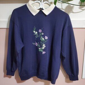 Vintage Radish Countrywear Embroidered Floral Blouse